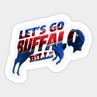 let's go bills Sticker